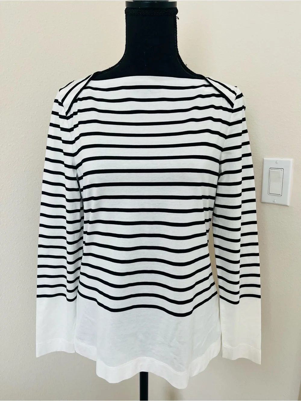 Escada Sport Striped Boatneck Top